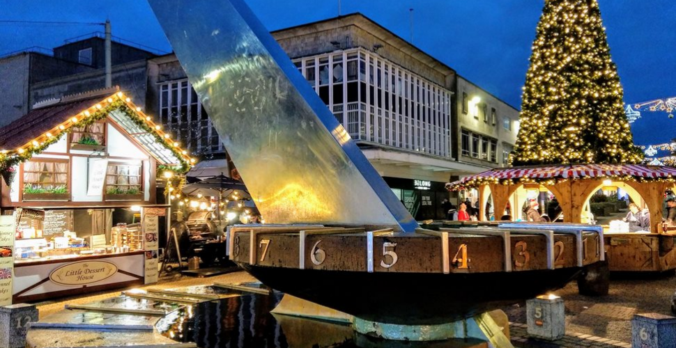 The Christmas Scene in Plymouth City Centre 